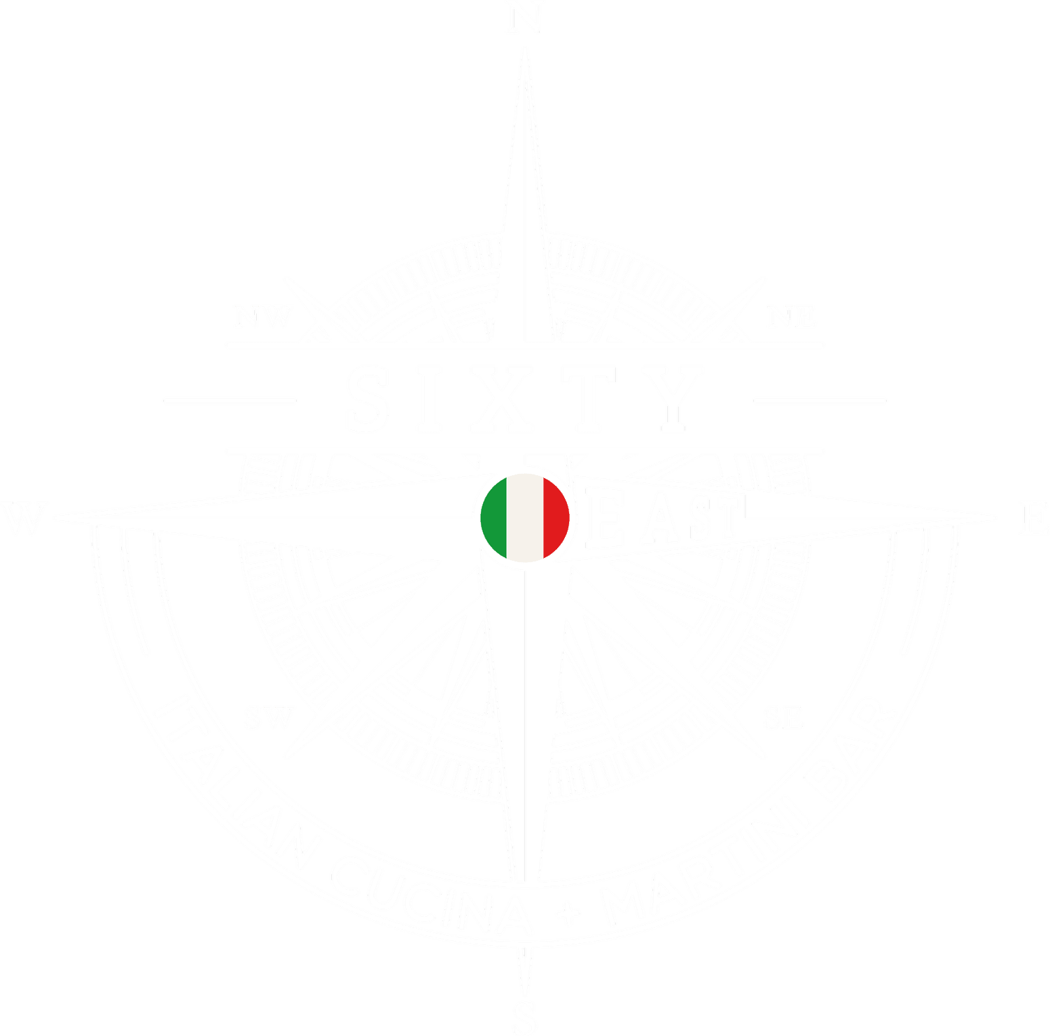 Sixty East Italian Cucina & Martini Bar logo